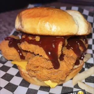 Honey bbq sandwich