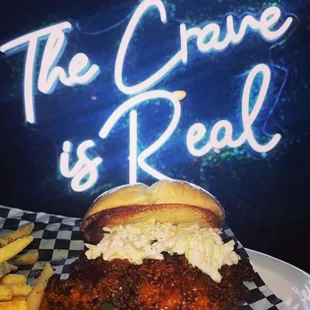 Nashville hot chicken sandwich