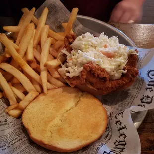 Chicken Sandwich with Fries
