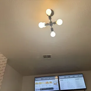 Menu with Great cinnamon roll bites for today only!