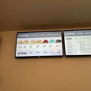 Weekly cookies menu....