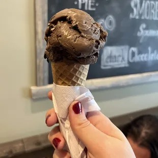 One scoop death by chocolate