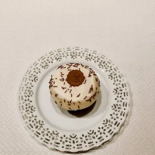 Vanilla on Chocolate