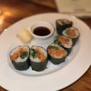 Spicy Yellowfin Tuna Roll (~$18)