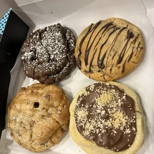 Twix, salted Carmel, peanut butter, chocolate.