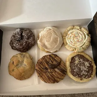One of each cookie from Crave - extreme deliciousness in one box!