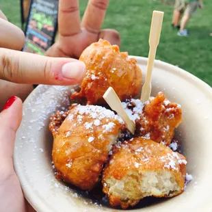 Brown sugar honey beignets