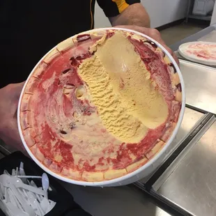 Opened a brand new Peach  Raspberry