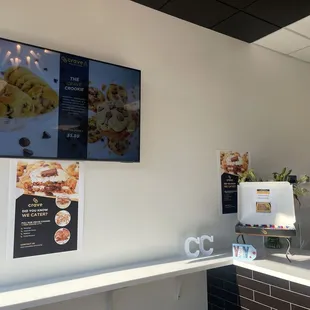 cute corner with rotating menu screen