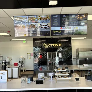 Menu &amp; inside Shop