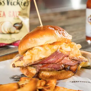 a ham sandwich and fries