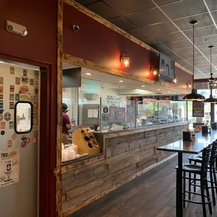 You can see everything the cooks are doing