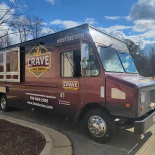 Crave food truck, book it for your next event.