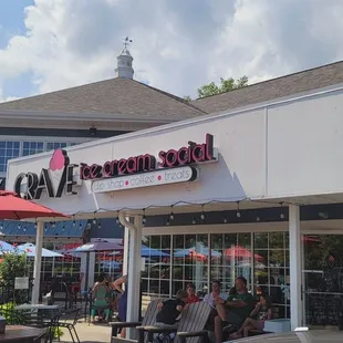 outside of a restaurant