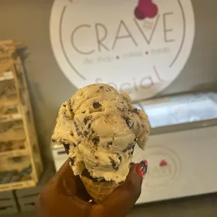Cookie dough ice cream