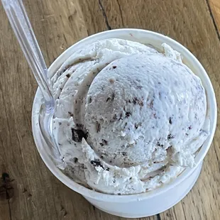 One Scoop of Ice Cream (Pecan Toffee Crunch).