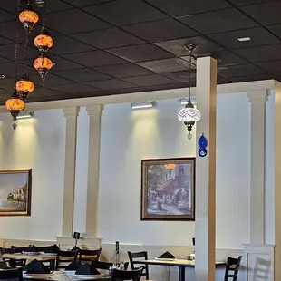 he interior of a restaurant