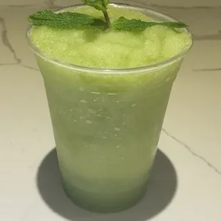 Lemon mint smoothie.