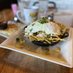Green Chile Chilaquiles
