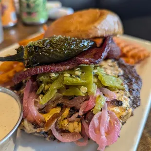 Chile Bomber Burger