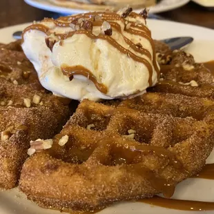 Churro waffle