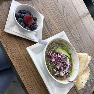 Carnitas Has w/ Berries