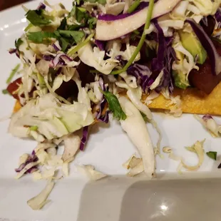 Ahi tuna tostada