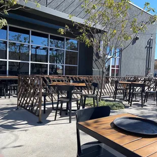 Outside seating area