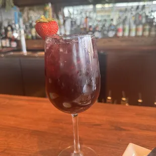 The delicious sangria!