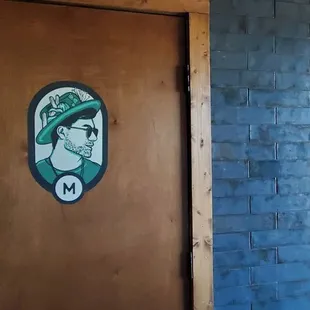 the door to the restaurant