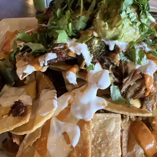 Carnitas nachos