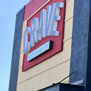 crave restaurant sign