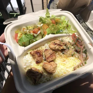 Chicken Kabob Lunch