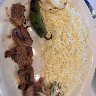 Lamb Kabob Lunch