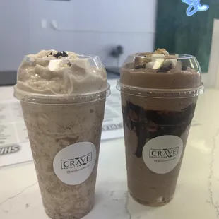 Oatmeal Cookie and S'mores Shake