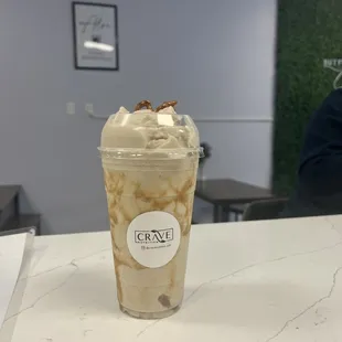 Salted Caramel Pretzel Shake