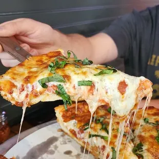 pizza, food