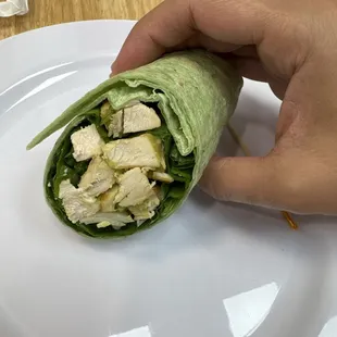Protein, chicken wrap