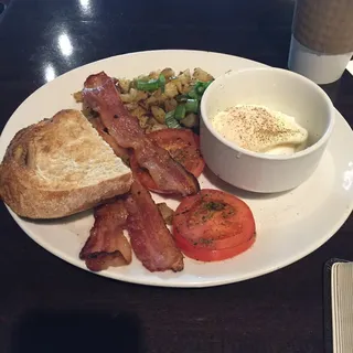 2 Eggs & Meat