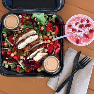 Thai Peanut Chicken Wrap