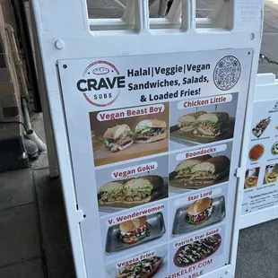 Sign outside