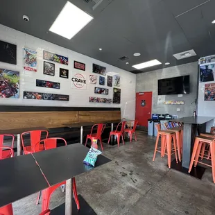 the interior of a restaurant