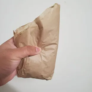 Half a sub here, with my hand for reference. This thing is a monster. Huge!