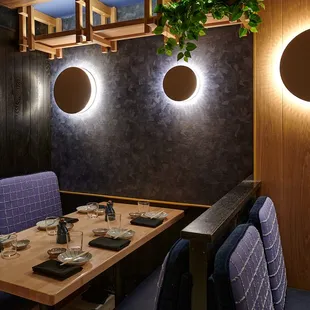 interior, sushi and sashimi