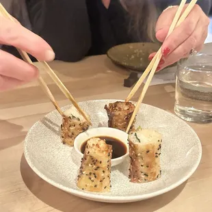 Warm Buttery Crab Roll