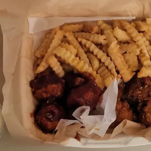 Korean Spicy BBQ (left) and Caribbean Citrus (right)