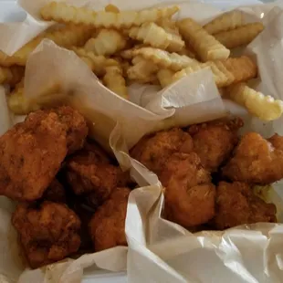 Hot Cajun (left) and Old Bay (right)