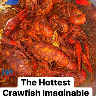 DISCLAIMER: Our Crawfish comes mild with no spice. These are ONLY for our Spice lovers . Can you handle the flavorful heat?