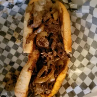 This cheesesteak was so dang.