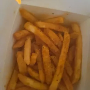 Banging fries.